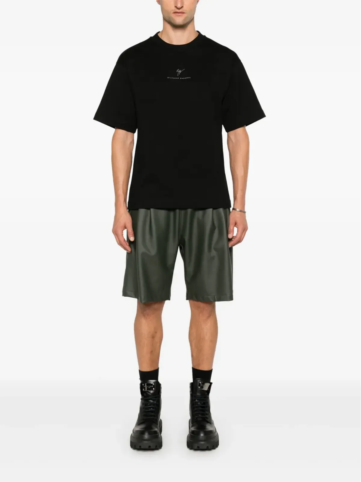 Giuseppe Zanotti Lr-62 Tシャツ - ブラック - 画像2