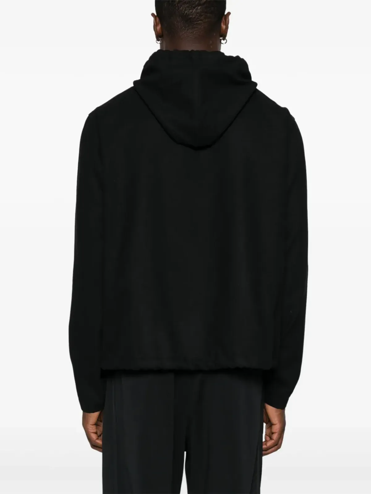 Y-3 フランネルHD フーディー - ブラック - 画像4