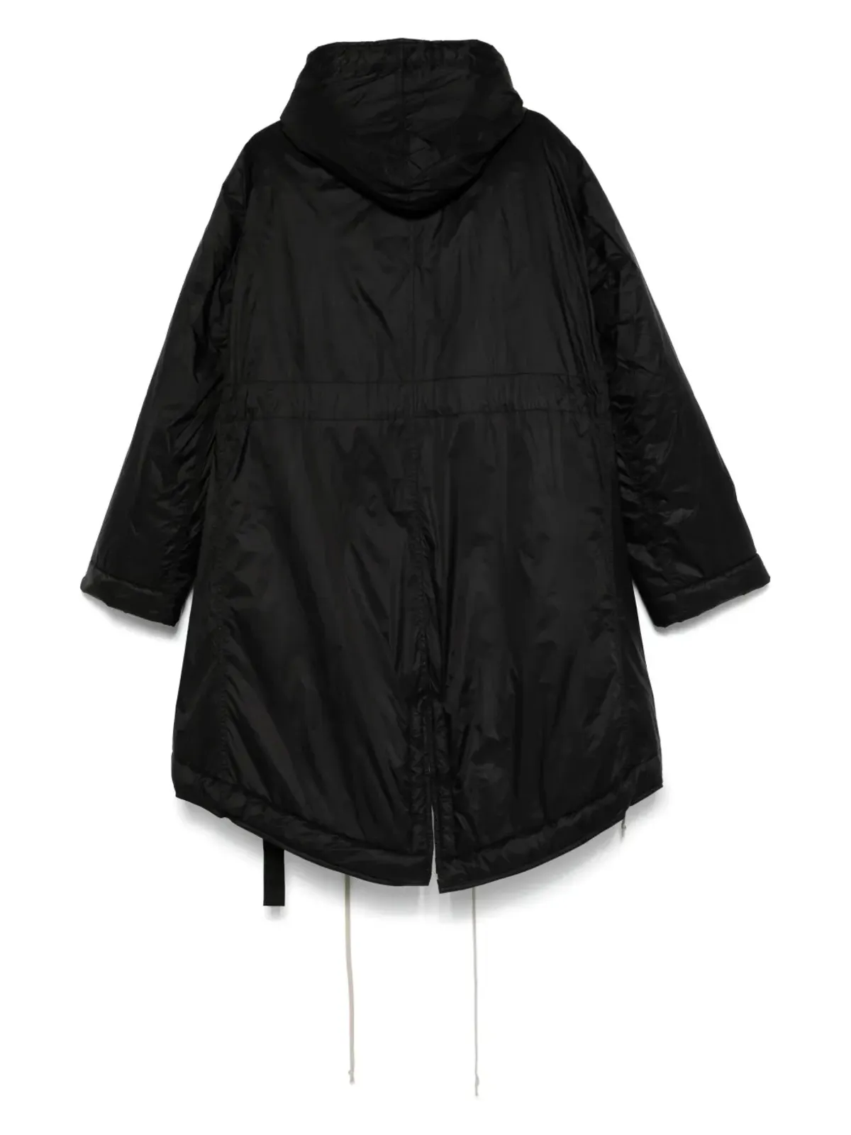 Rick Owens DRKSHDW フィッシュテールパーカ ブラック - 画像2