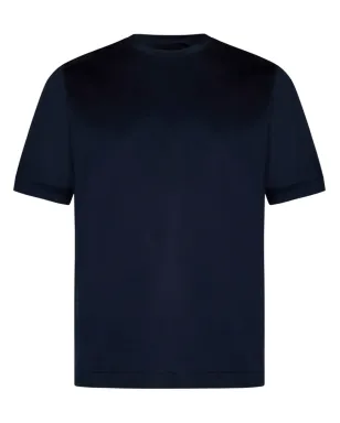 FRANZESE COLLECTION ナポリ コットンTシャツ ブルー - サムネイル1