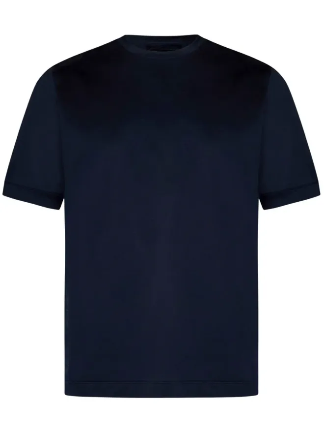 FRANZESE COLLECTION FRANZESE COLLECTION ナポリ コットンTシャツ ブルーの商品画像
