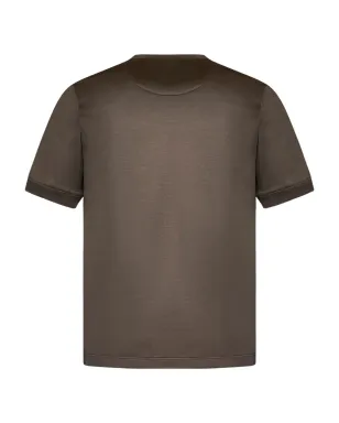 FRANZESE COLLECTION コットンTシャツ ブラウン - サムネイル2