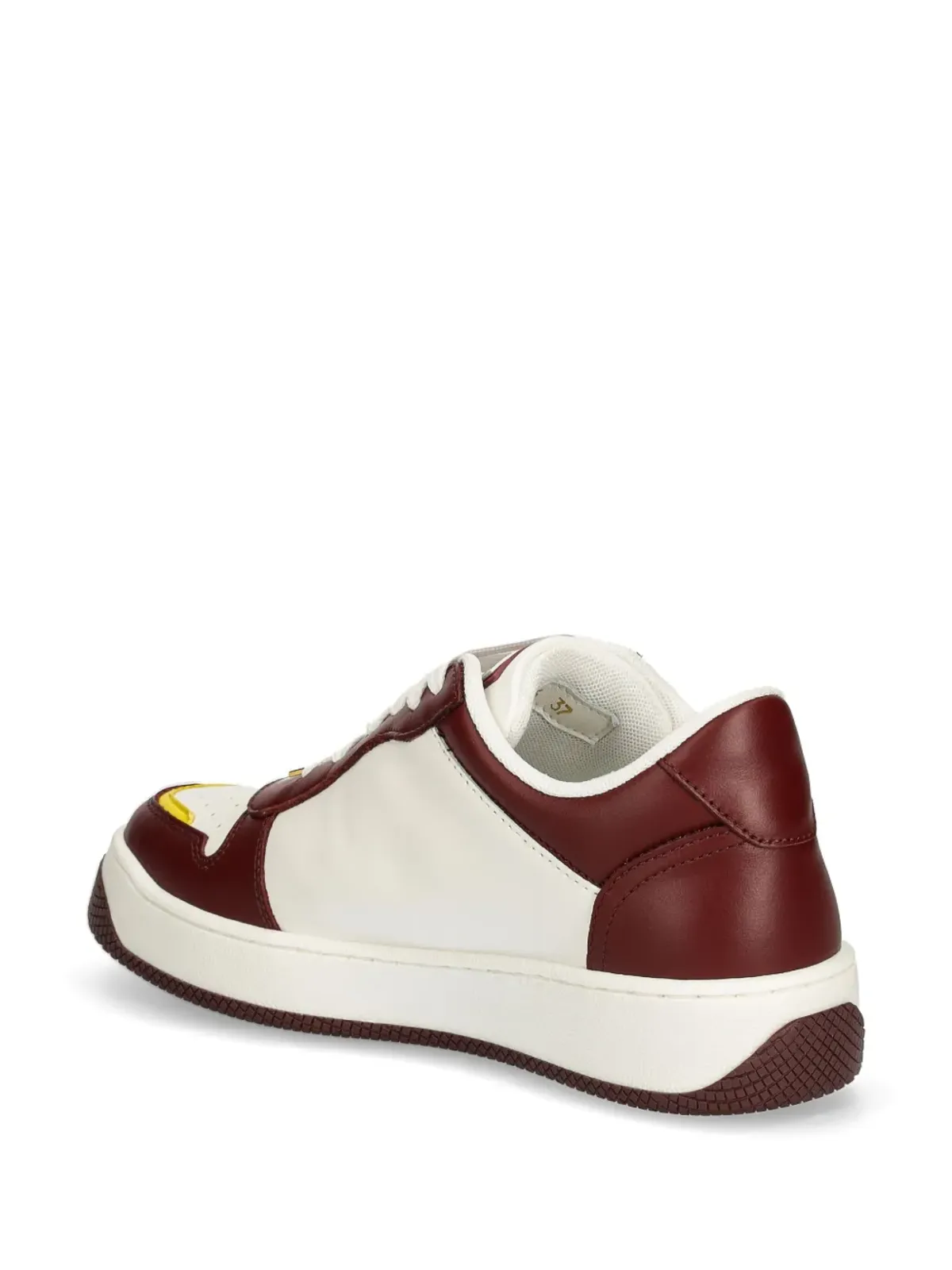 Elisabetta Franchi ツートーン レザー スニーカー - レッド - 画像3