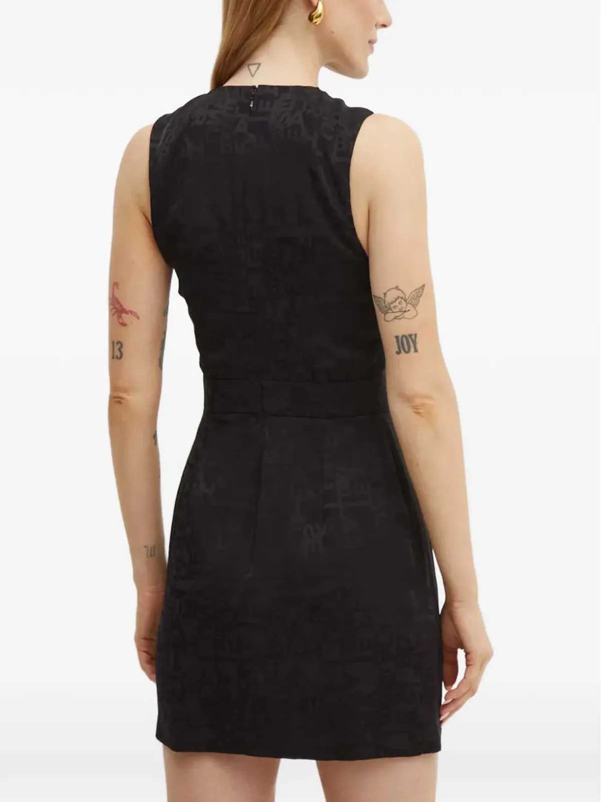 Elisabetta Franchi チェーンディテール ミニドレス - ブラック - 画像3