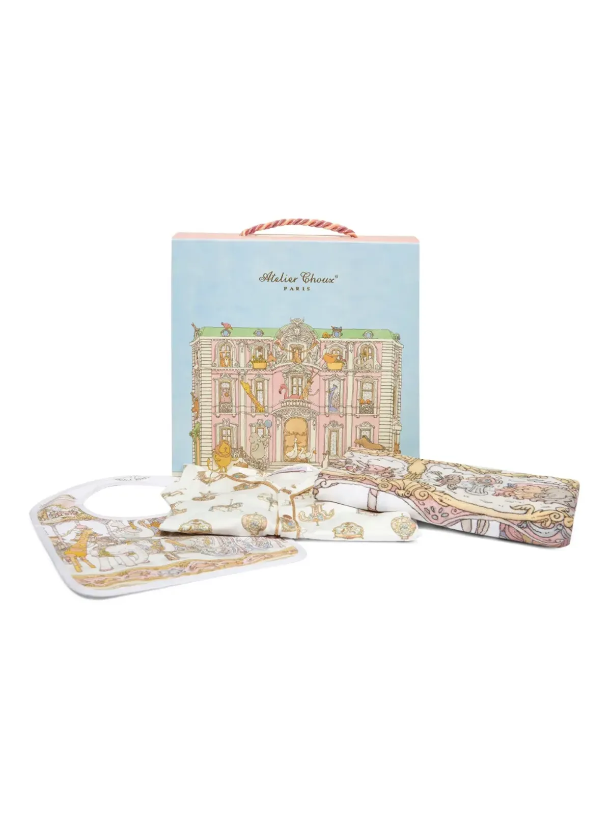 Atelier Choux グラフィックプリントパジャマセット - White - 画像5