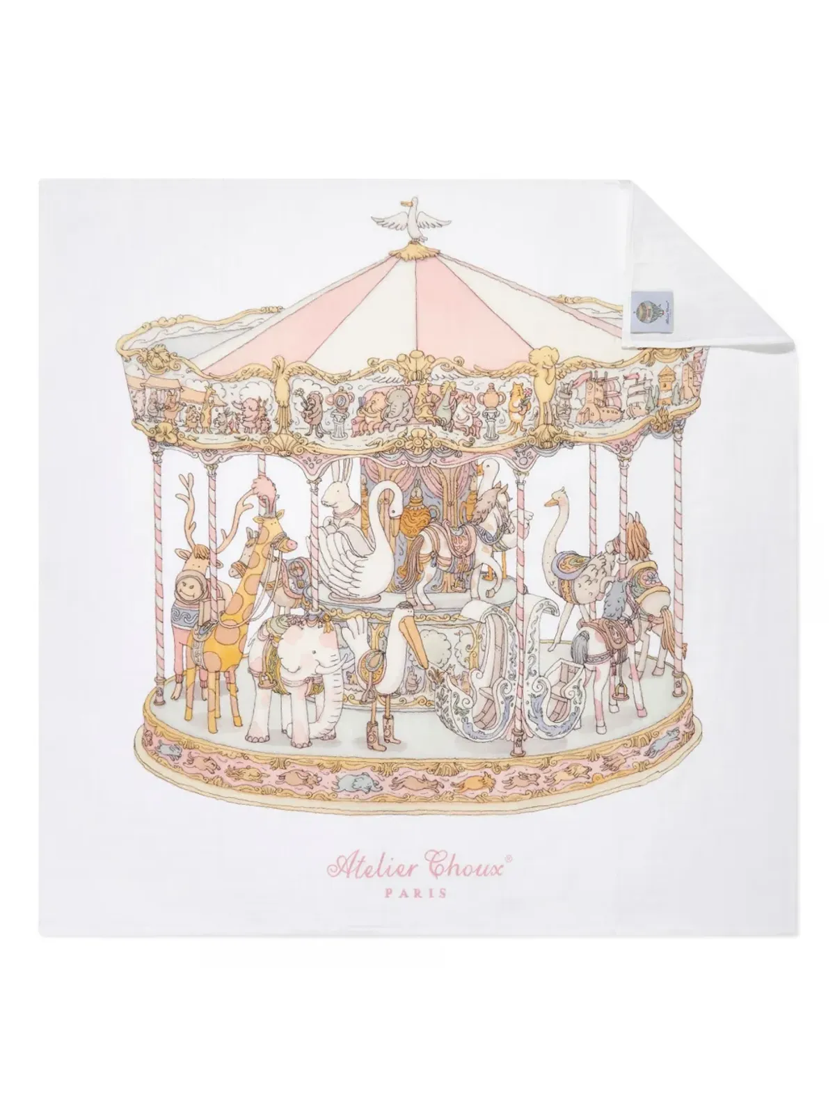 Atelier Choux グラフィックプリントパジャマセット - White - 画像2