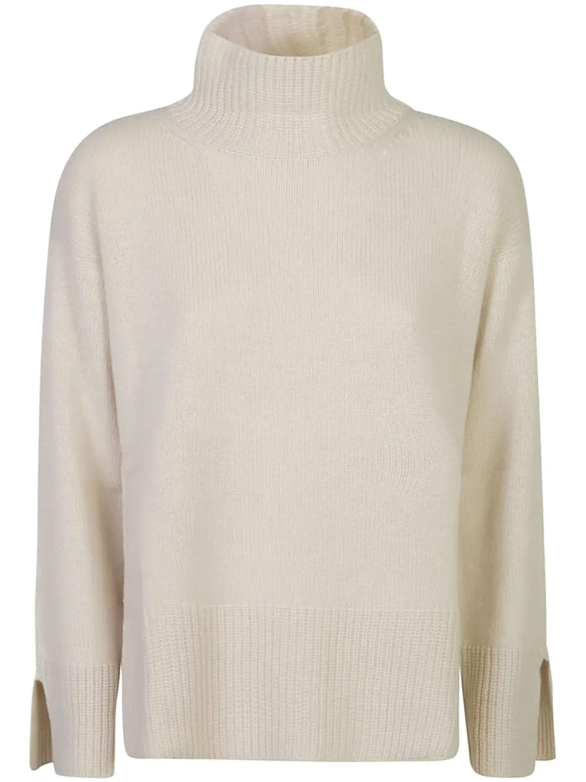 Le Tricot Perugia スリット入りカフスのタートルネック セーター - 画像1