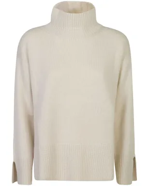 Le Tricot Perugia スリット入りカフスのタートルネック セーター - サムネイル1