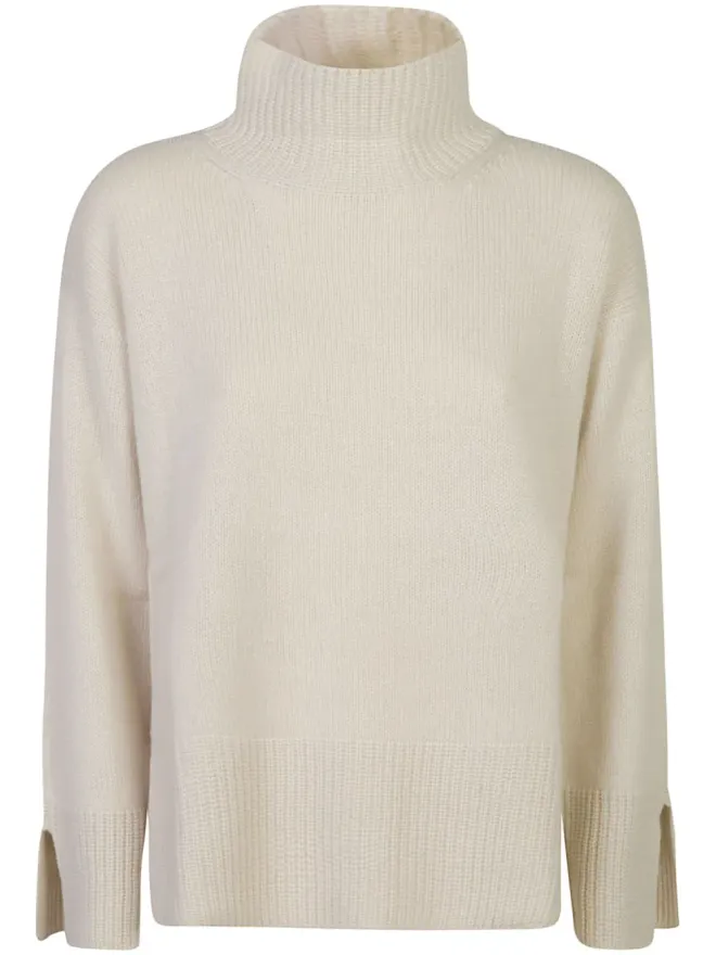 Le Tricot Perugia Le Tricot Perugia スリット入りカフスのタートルネック セーターの商品画像