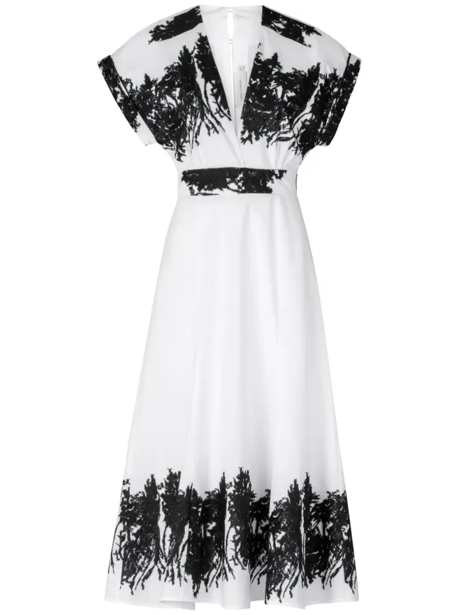 SILVIA TCHERASSI Silvia Tcherassi Laila ミディドレス - ホワイトの商品画像