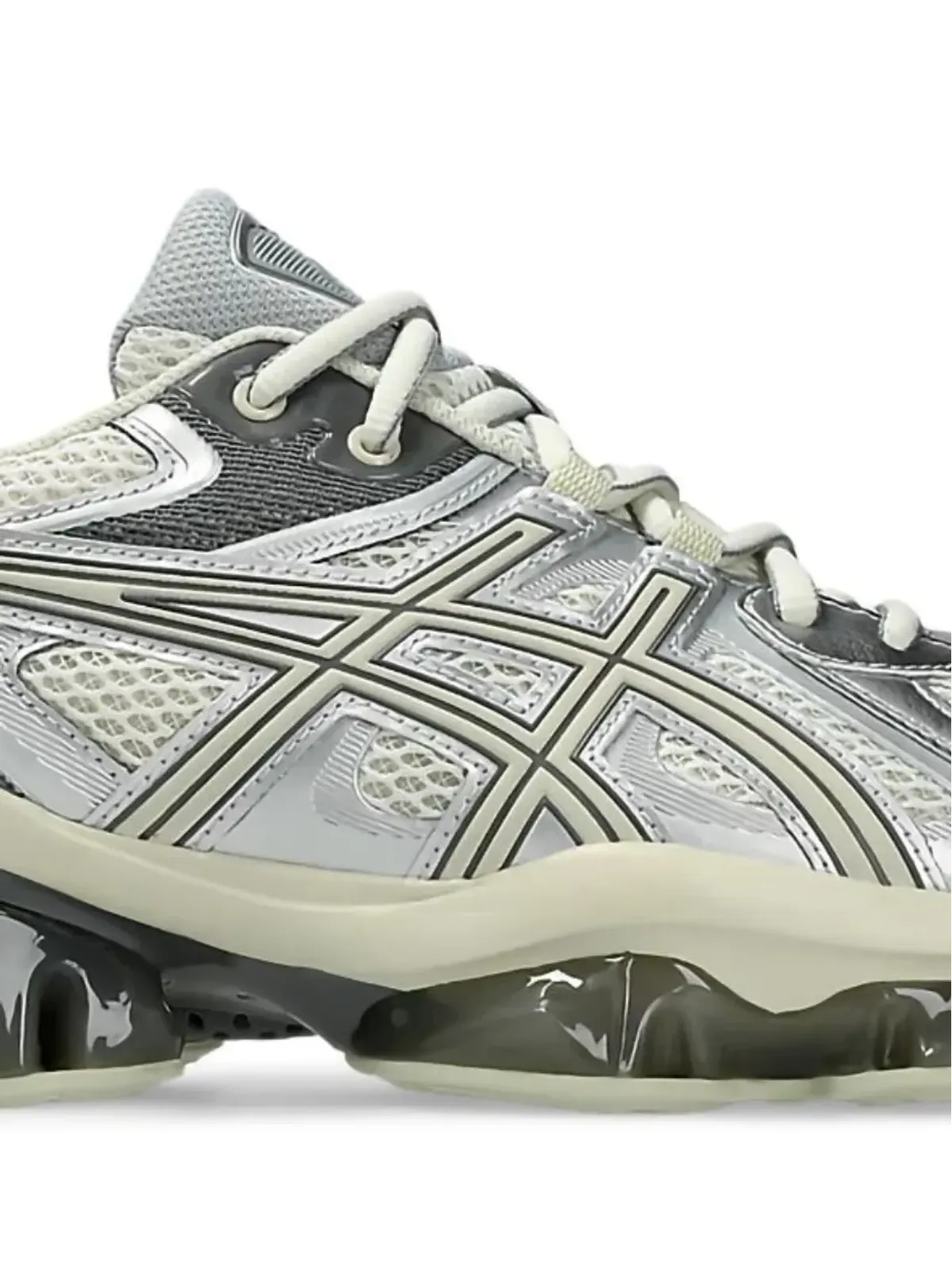 ASICS GEL-Quantum Kinetic シルバー スニーカー - 画像2
