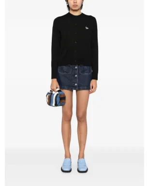 Maison Kitsuné ニットのカーディコート - ブラック - サムネイル2