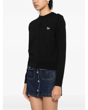 Maison Kitsuné ニットのカーディコート - ブラック - サムネイル3