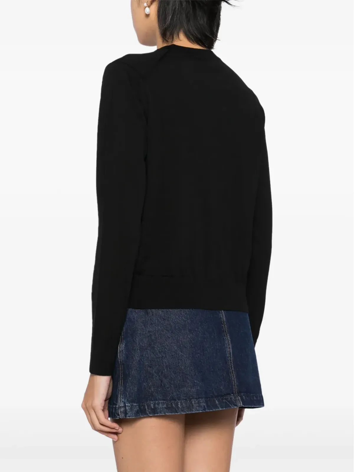 Maison Kitsuné ニットのカーディコート - ブラック - 画像4