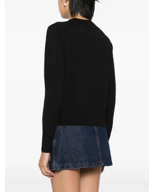 Maison Kitsuné ニットのカーディコート - ブラック - サムネイル4