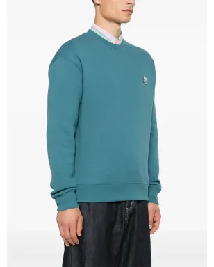 Maison Kitsuné ボールド・フォックスヘッド・パッチ スウェットシャツ - ブルー - サムネイル3
