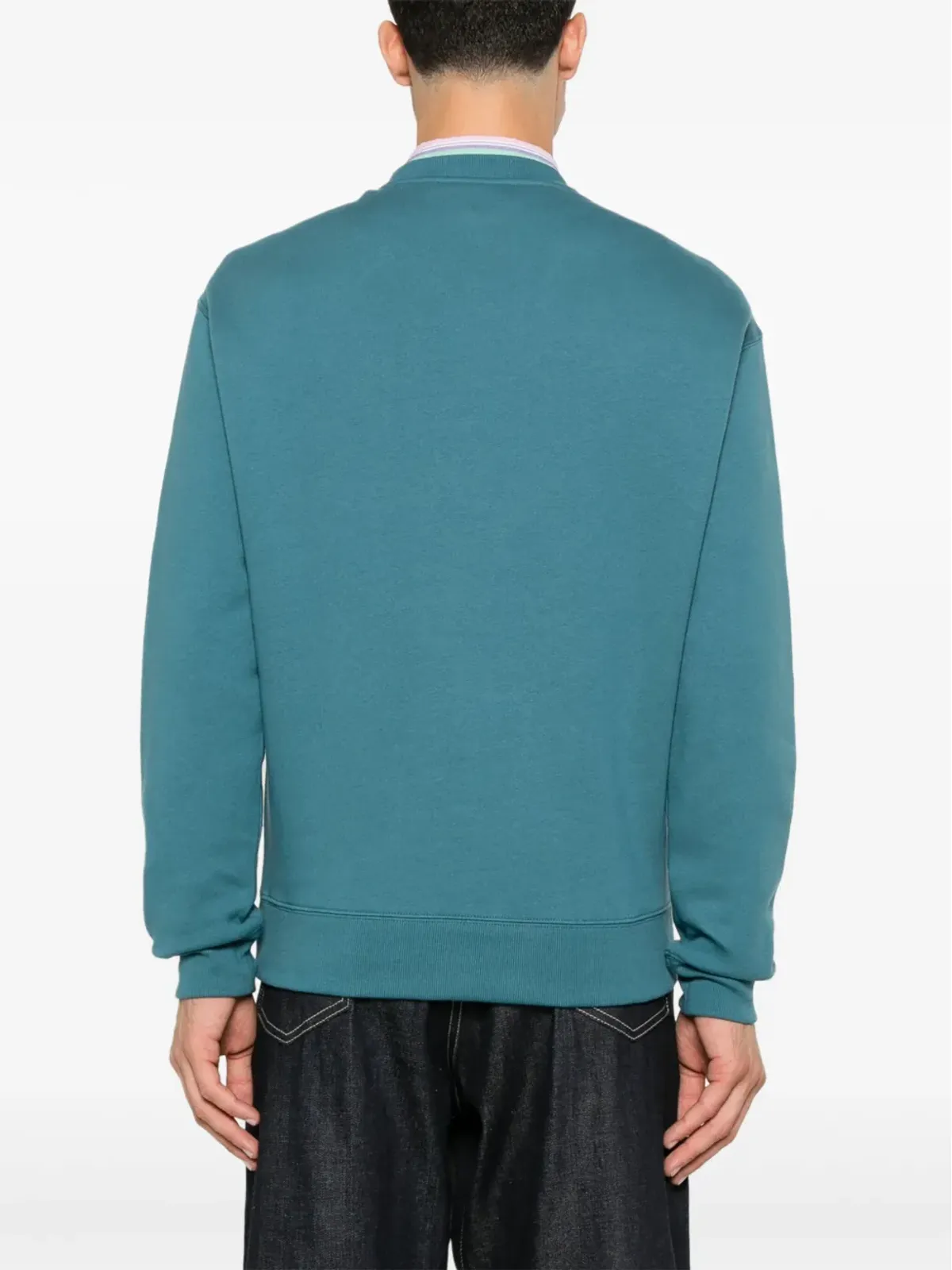 Maison Kitsuné ボールド・フォックスヘッド・パッチ スウェットシャツ - ブルー - 画像4