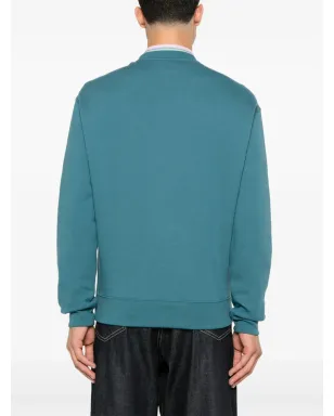 Maison Kitsuné ボールド・フォックスヘッド・パッチ スウェットシャツ - ブルー - サムネイル4
