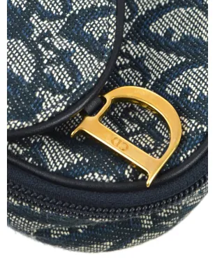 Christian Dior ビンテージ 1998年 トロター サドル ウォレット ブルー - サムネイル5