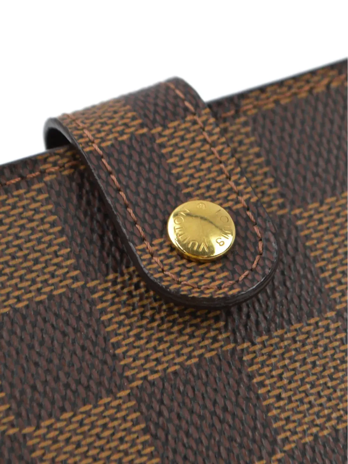 ビンテージ Louis Vuitton Agenda PM カバー 2004年 ブラウン - 画像3