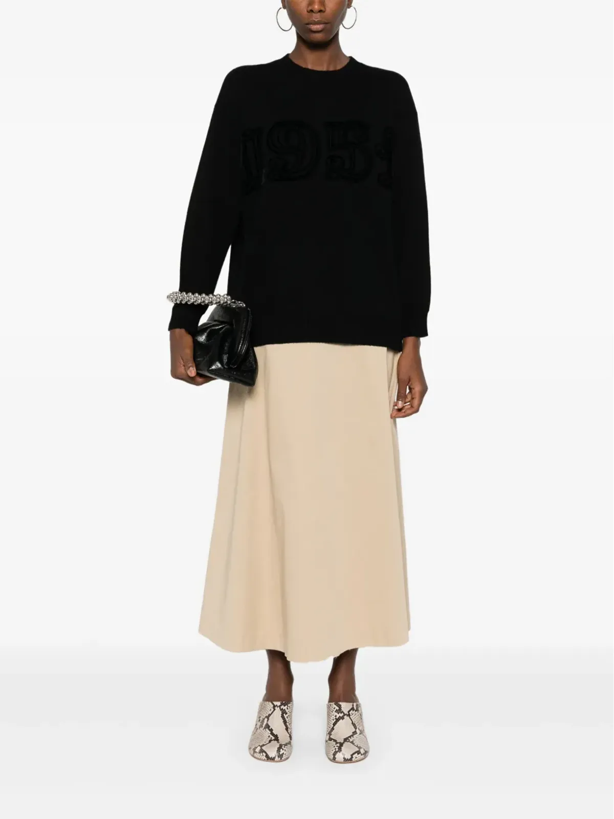 Max Mara フィドー セーター ブラック - 画像2