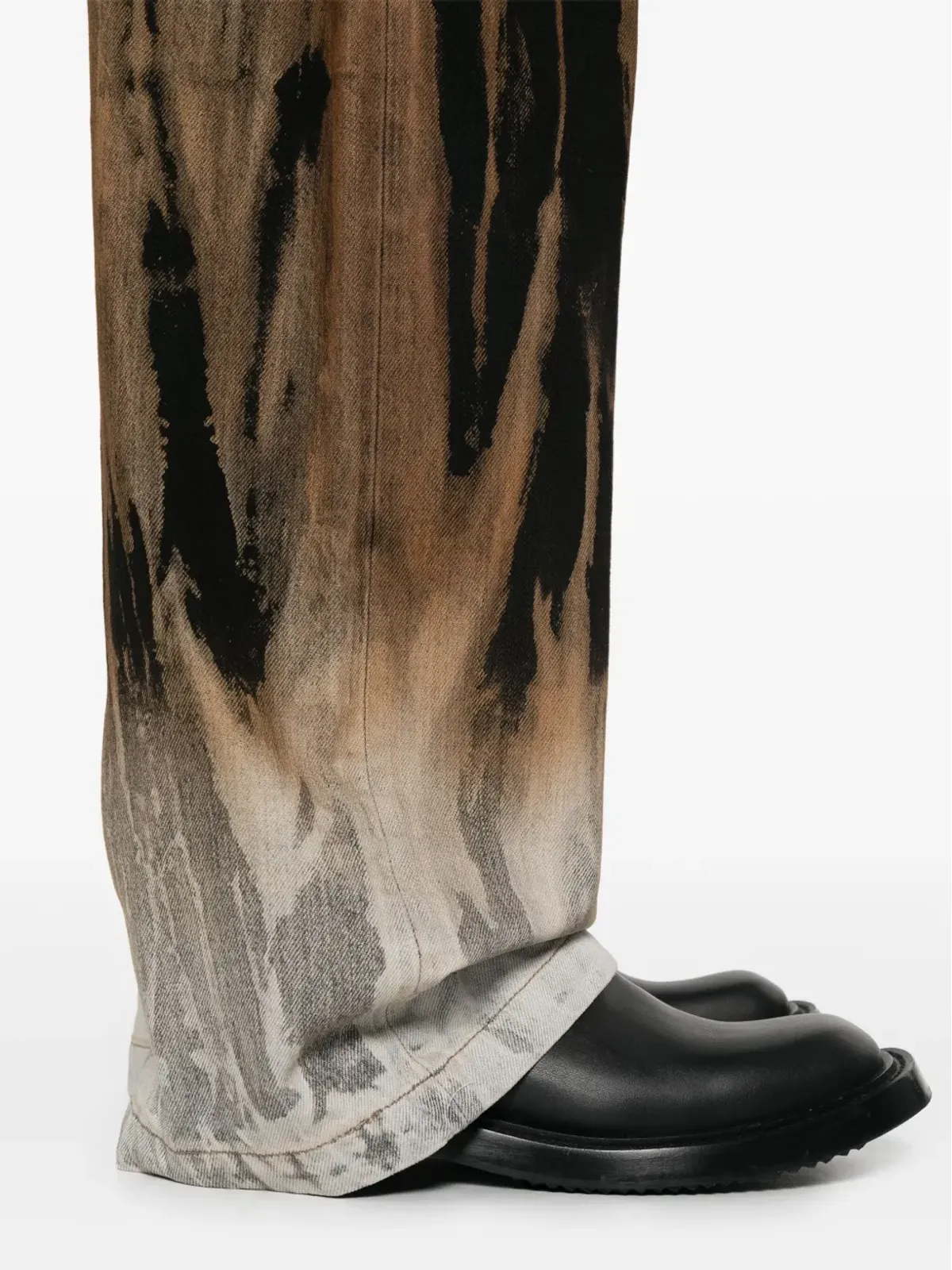 Rick Owens DRKSHDW Geth ジーンズ ブラック - 画像5