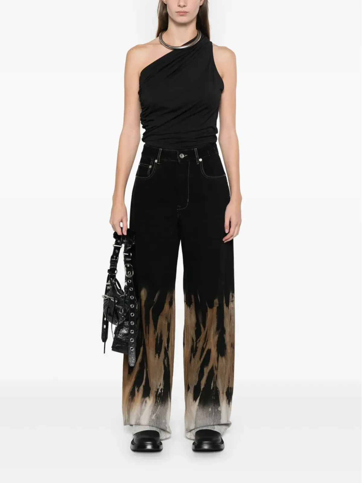 Rick Owens DRKSHDW Geth ジーンズ ブラック - 画像2