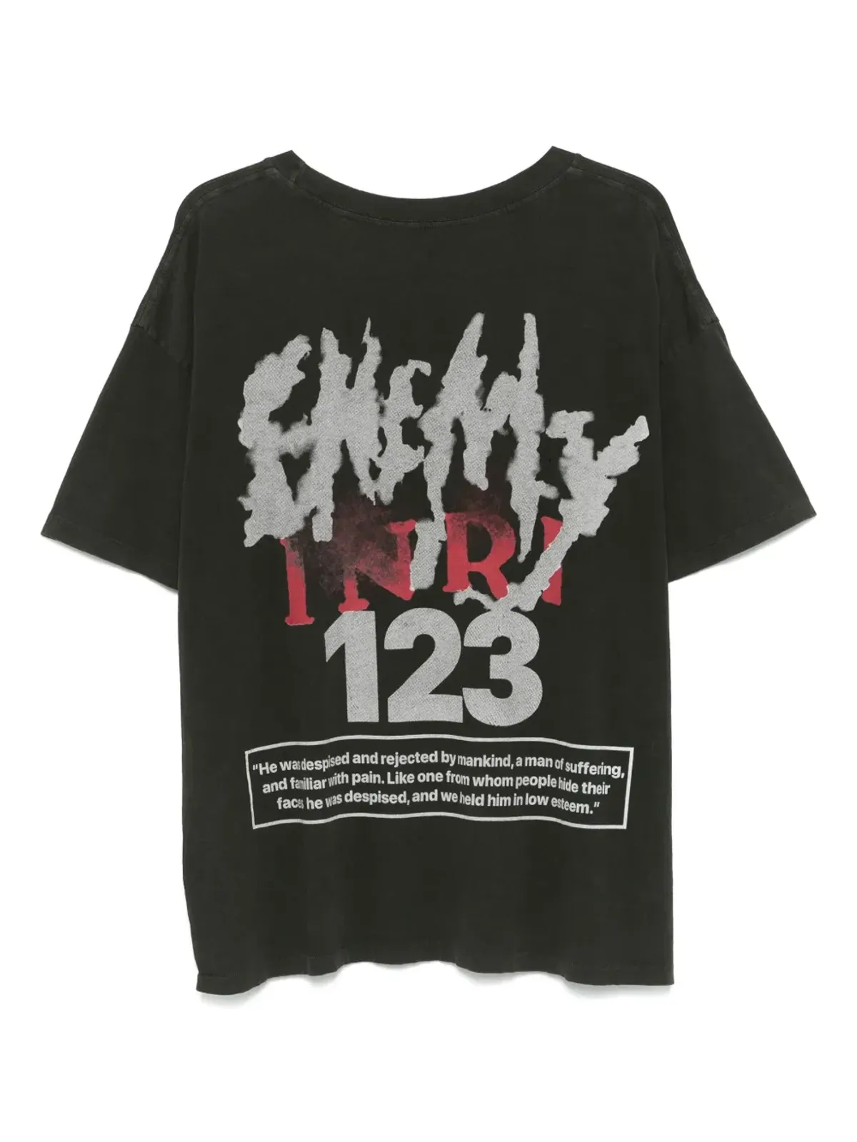 RRR123 スローガンプリントTシャツ - 画像2