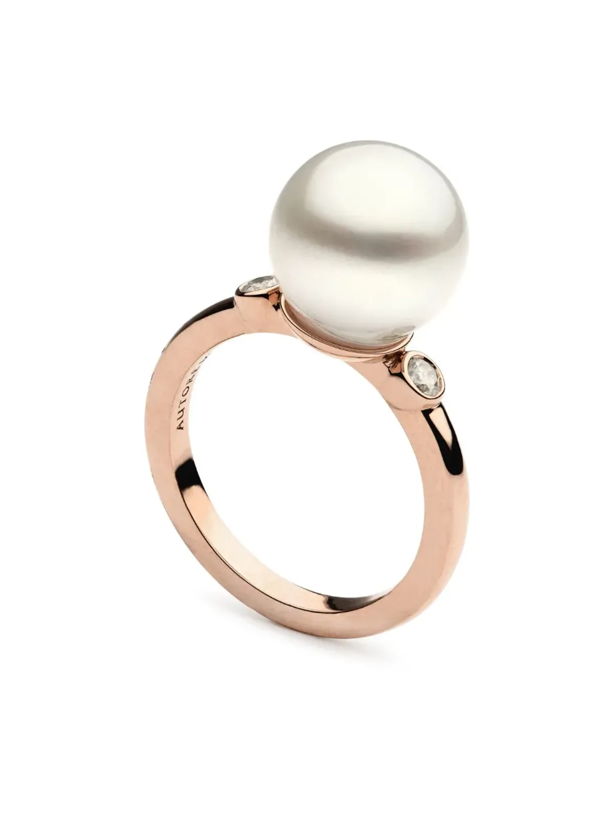 AUTORE MODA 9kt rose gold Allegra South Sea Pearl ring - Pink - 画像1