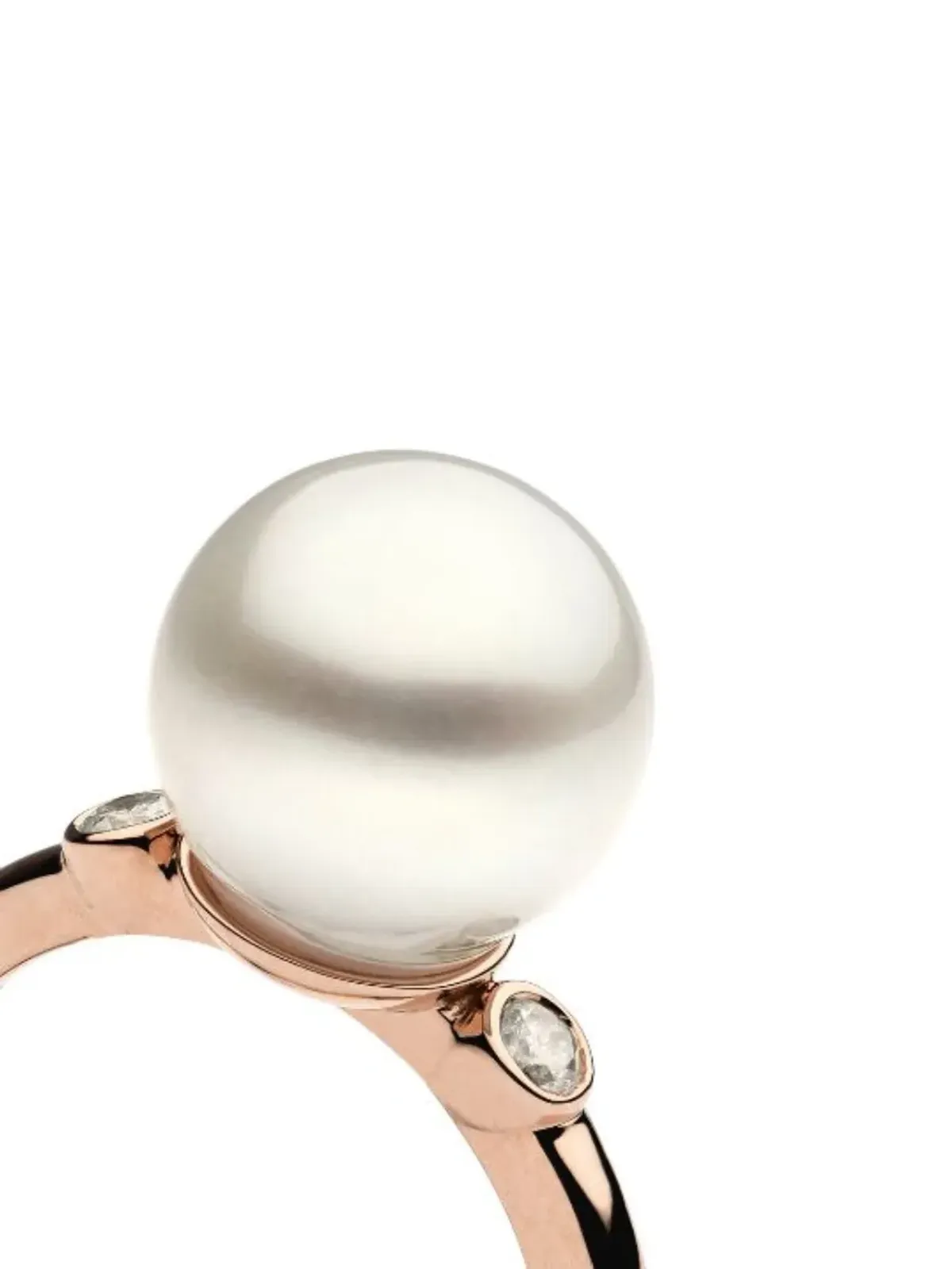 AUTORE MODA 9kt rose gold Allegra South Sea Pearl ring - Pink - 画像2