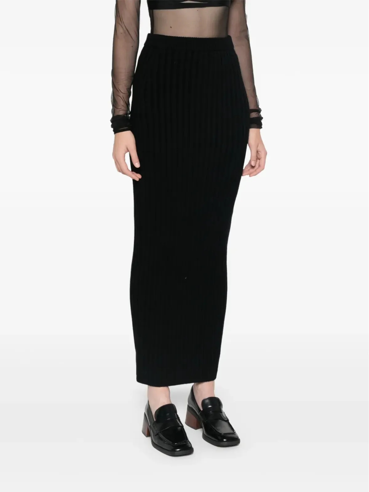 Max Mara Seta ミディスカート - ブラック - 画像3