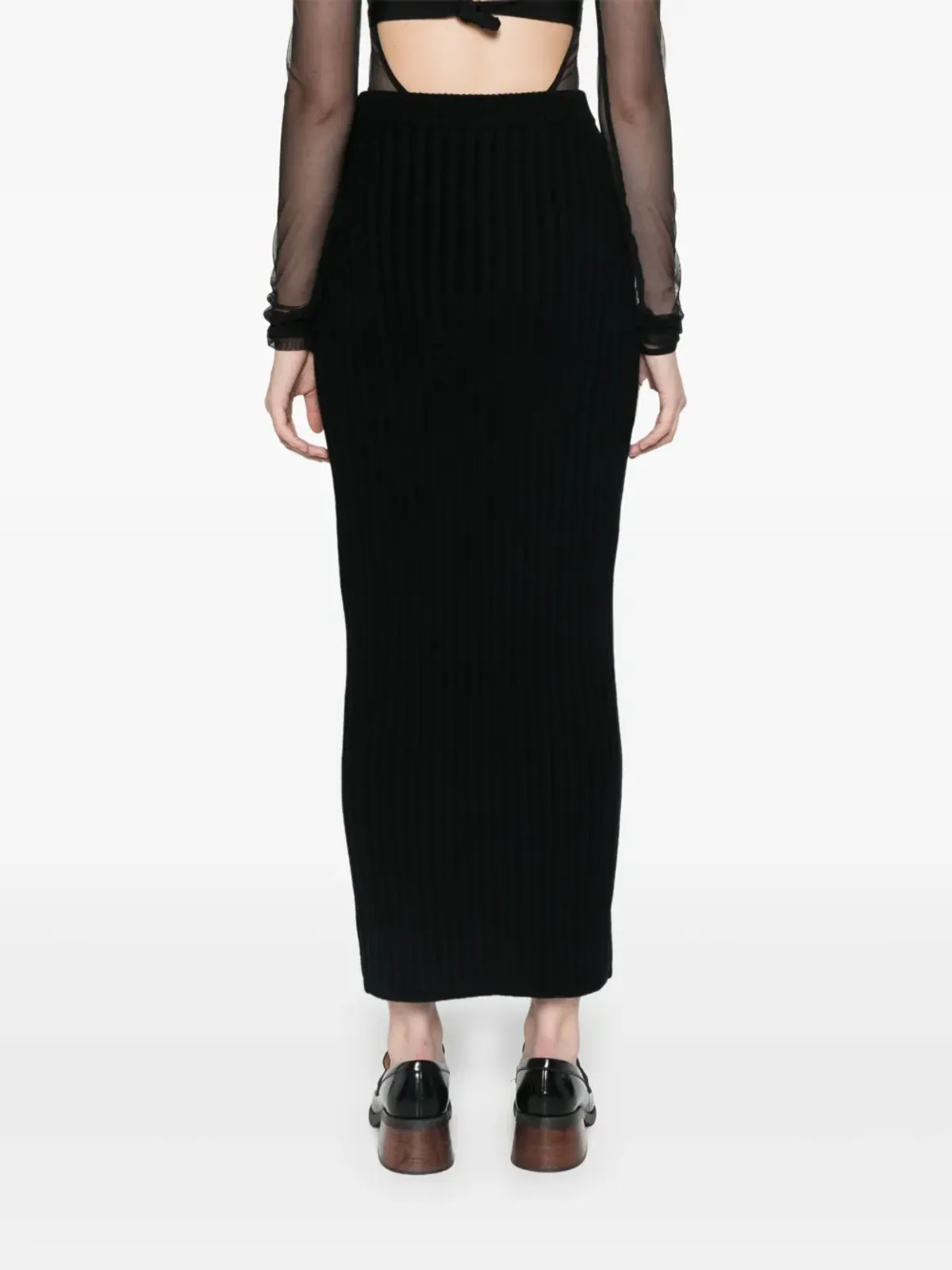 Max Mara Seta ミディスカート - ブラック - 画像4