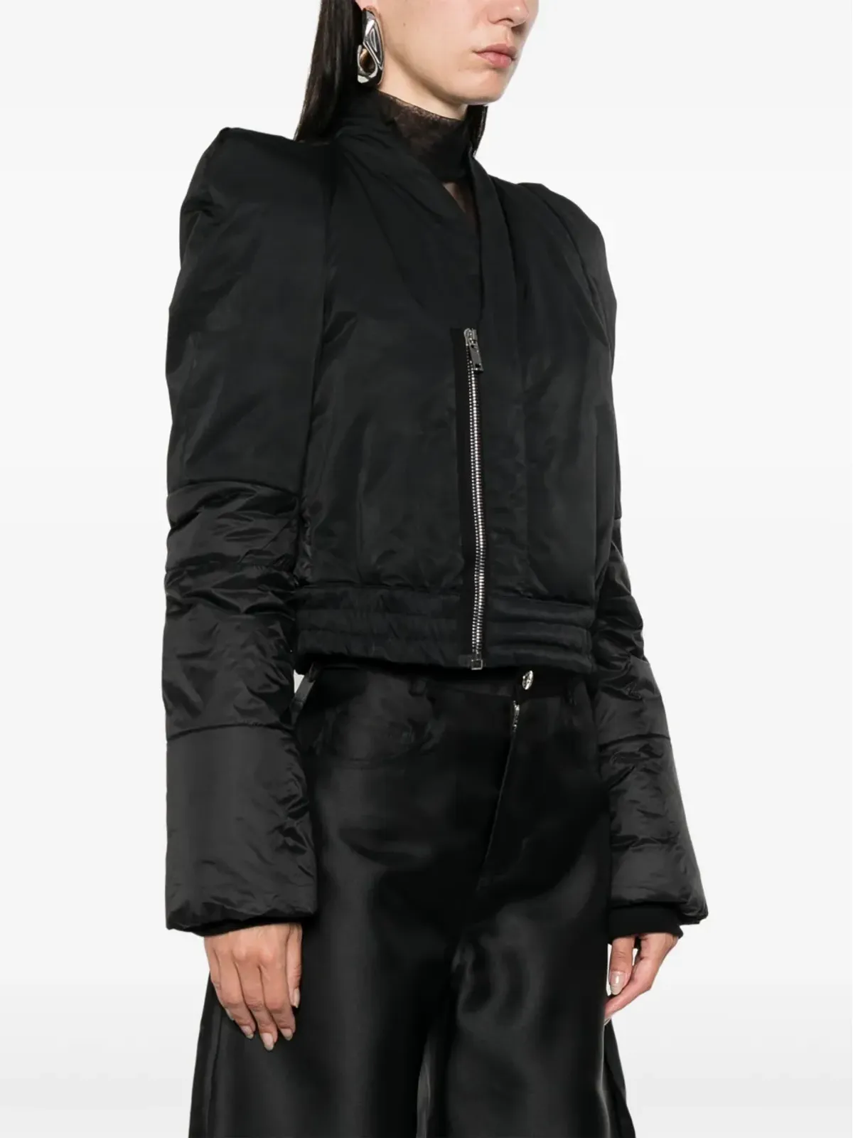 Rick Owens DRKSHDW Metroボンバージャケット - ブラック - 画像3