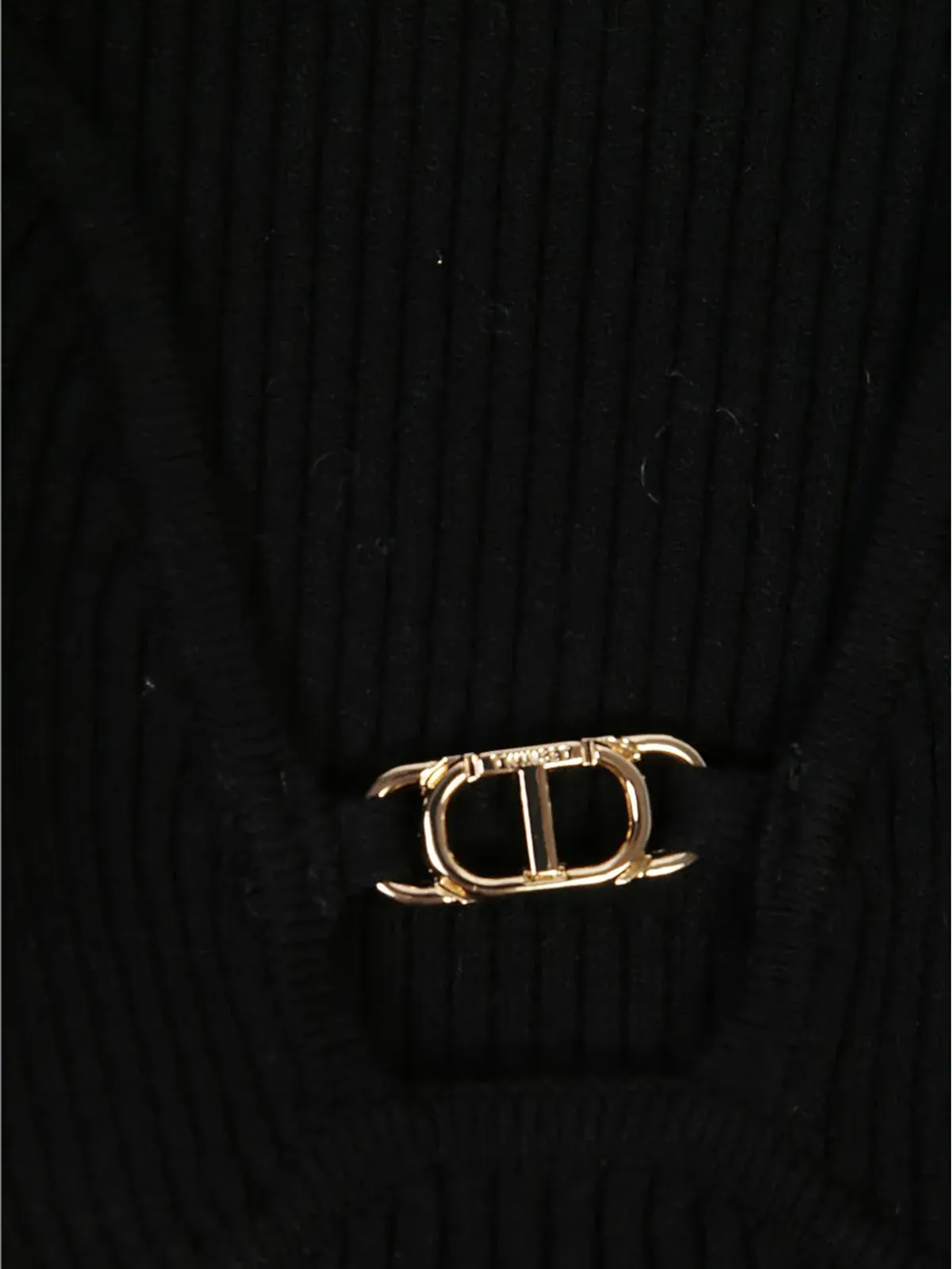 TWINSET ロゴ入りニットトップ - 画像3