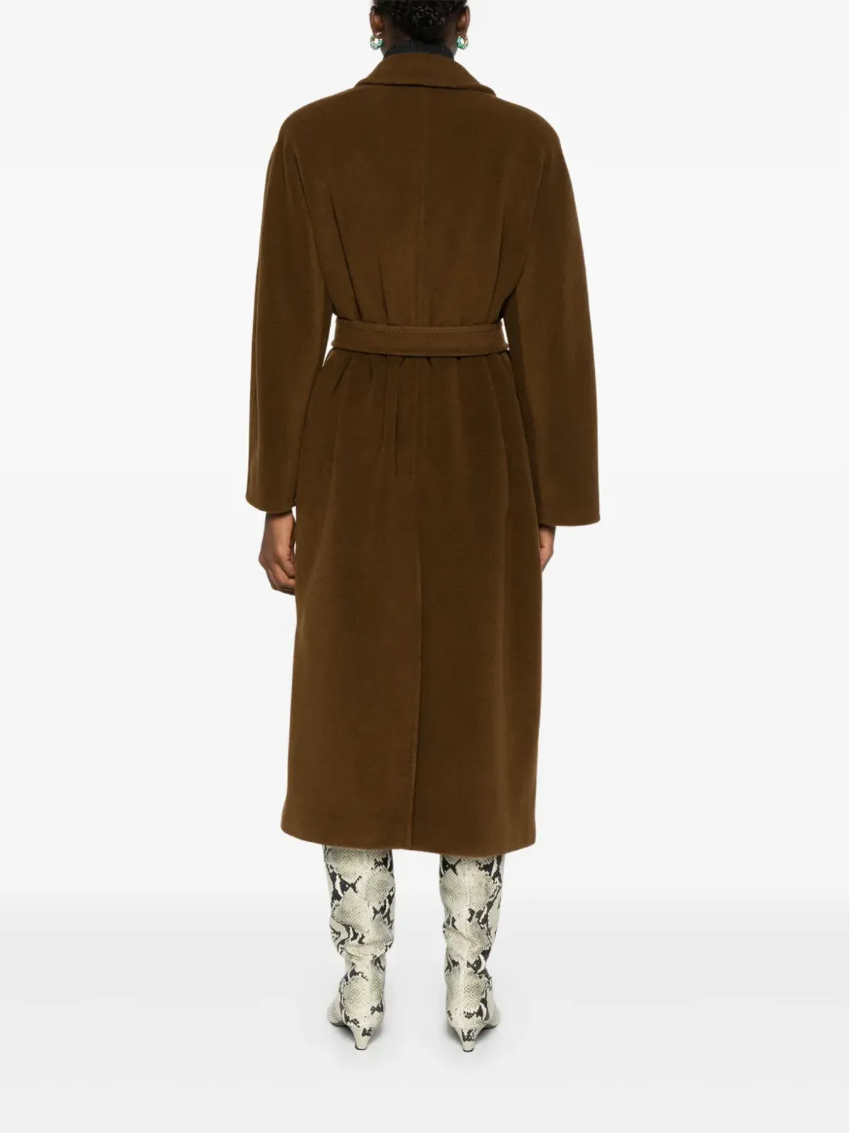 Max Mara Attuale コート ブラウン - 画像4