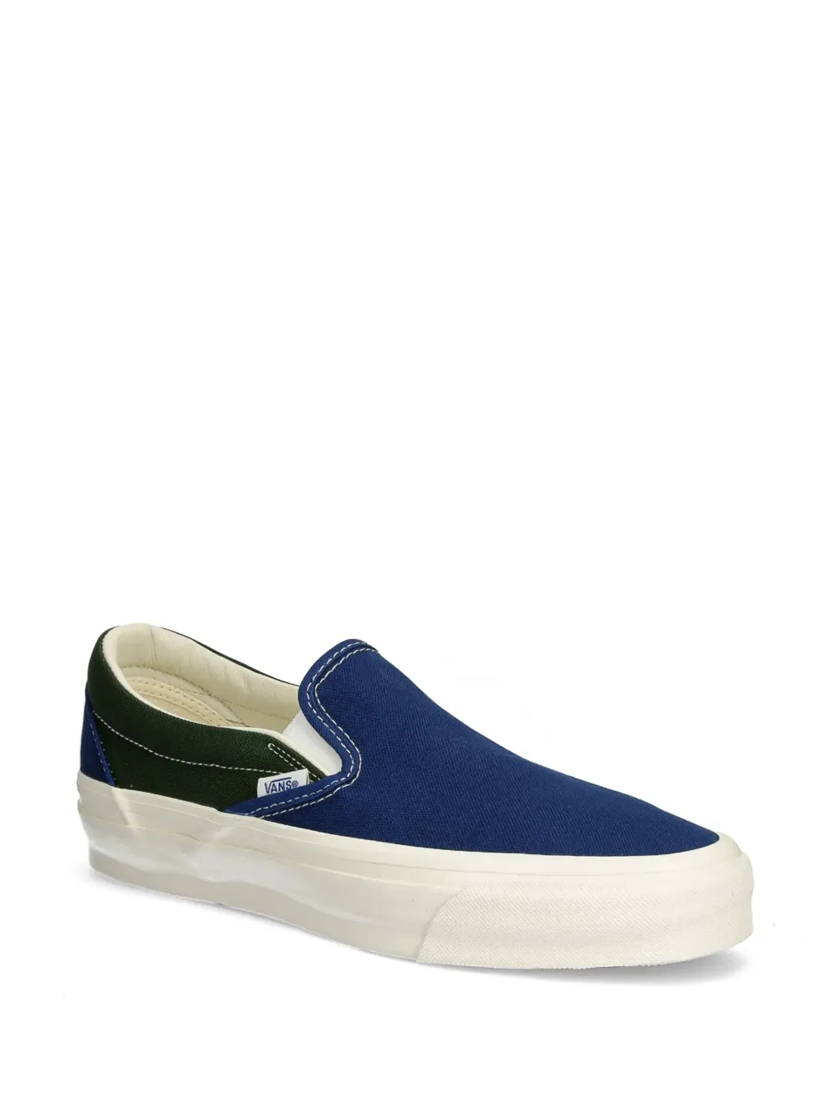 Vans プレミアム スリップオン 98 スニーカー ブルー - 画像2