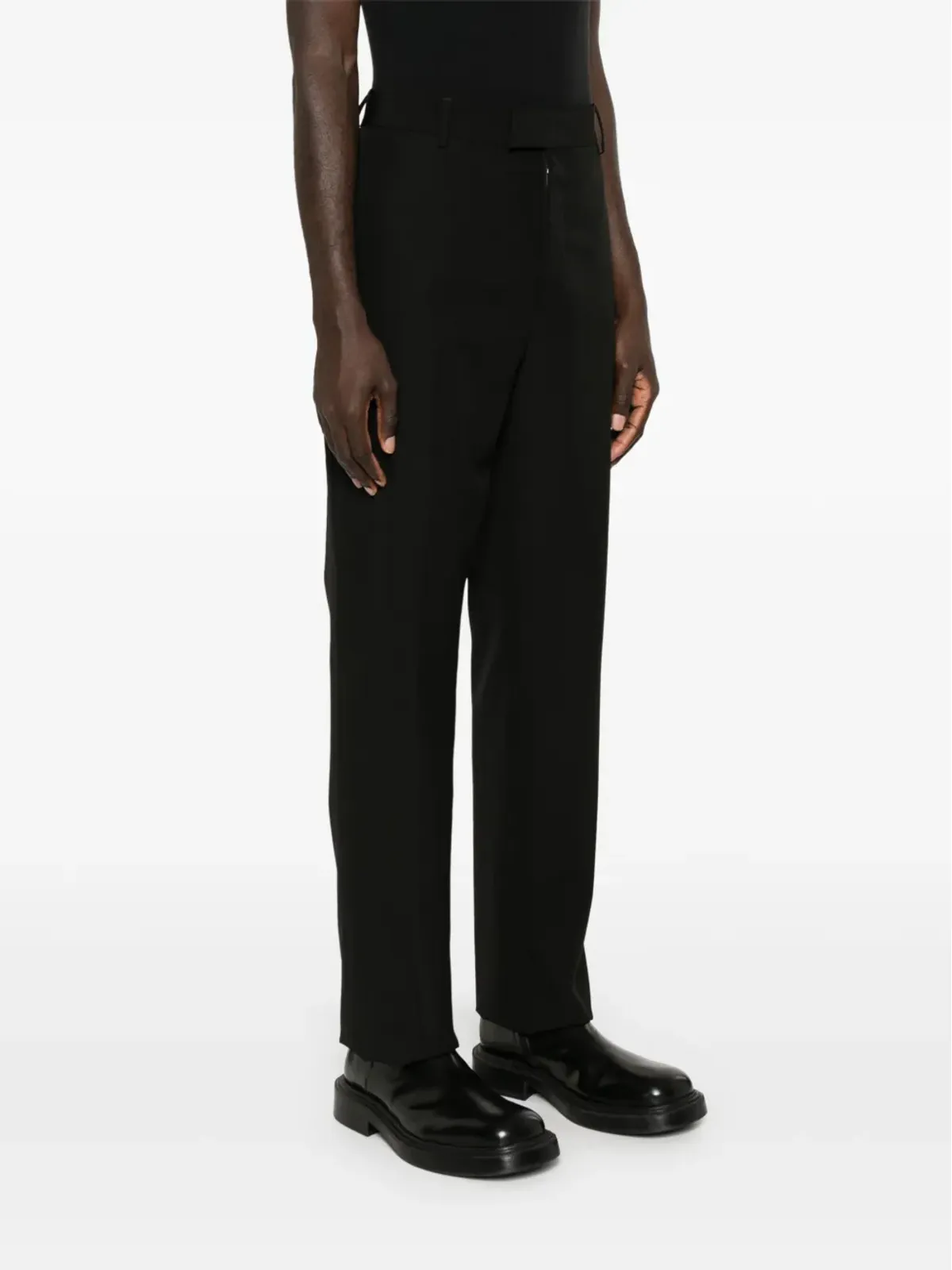 Ferragamo ストレートレッグパンツ ブラック - 画像3
