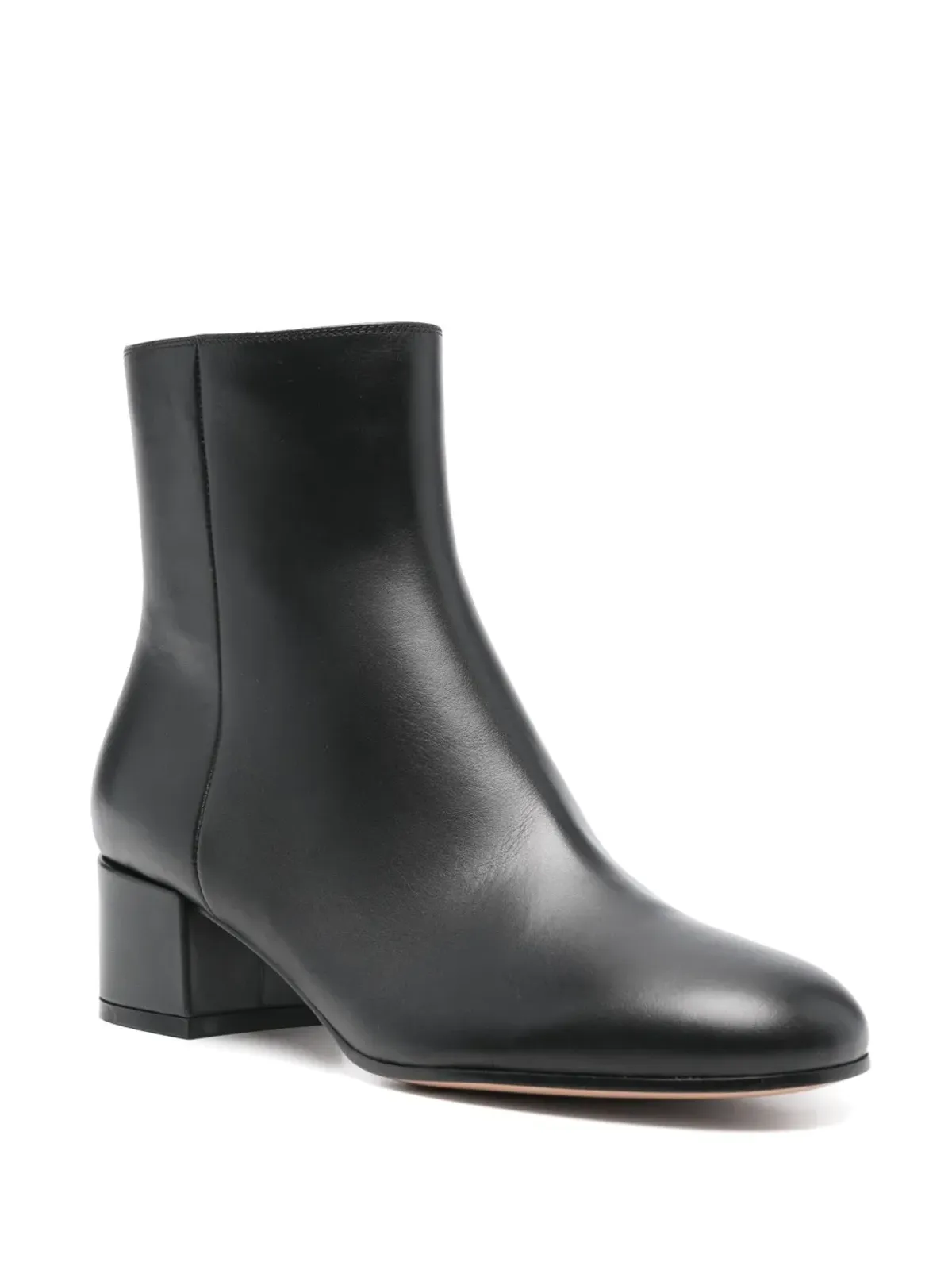 Gianvito Rossi 45mm レザー アンクルブーツ ブラック - 画像2