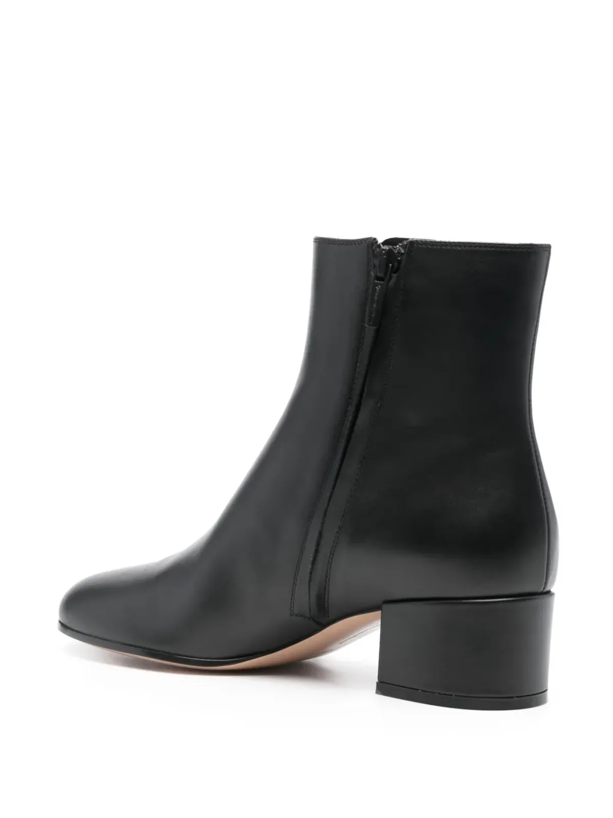 Gianvito Rossi 45mm レザー アンクルブーツ ブラック - 画像3