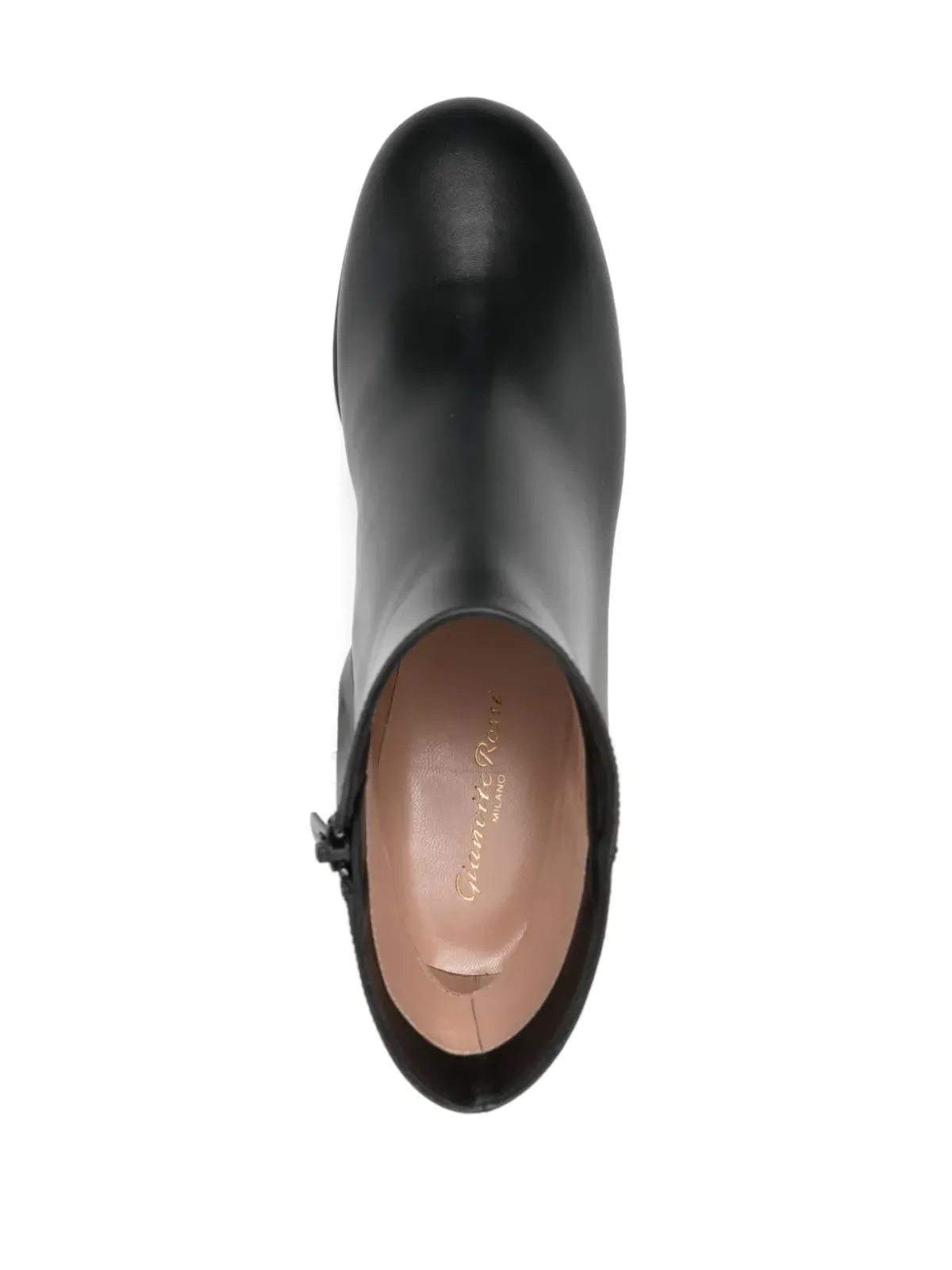 Gianvito Rossi 45mm レザー アンクルブーツ ブラック - 画像4