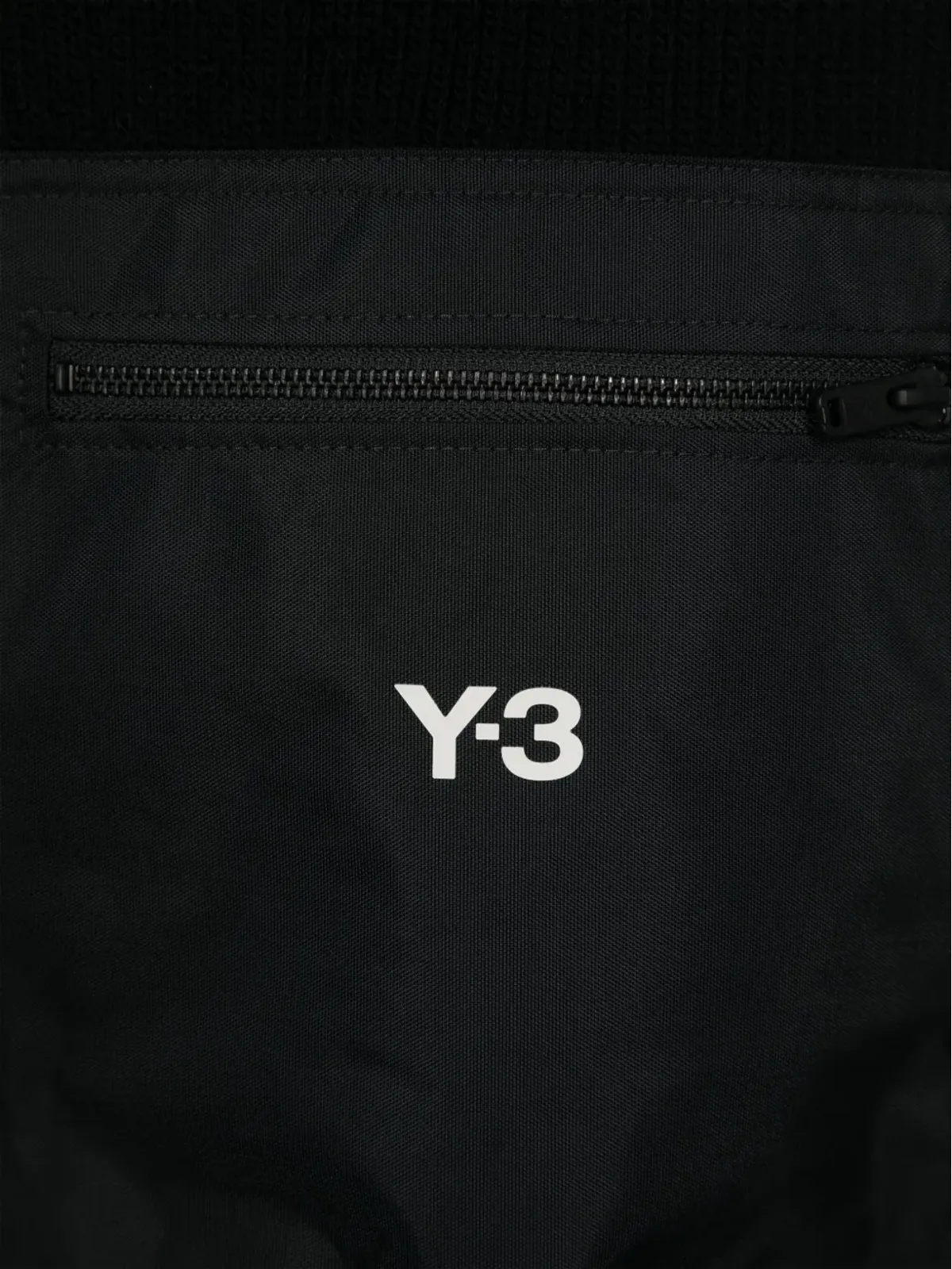 Y-3 ロゴプリント袖スカーフ - ブラック - 画像2
