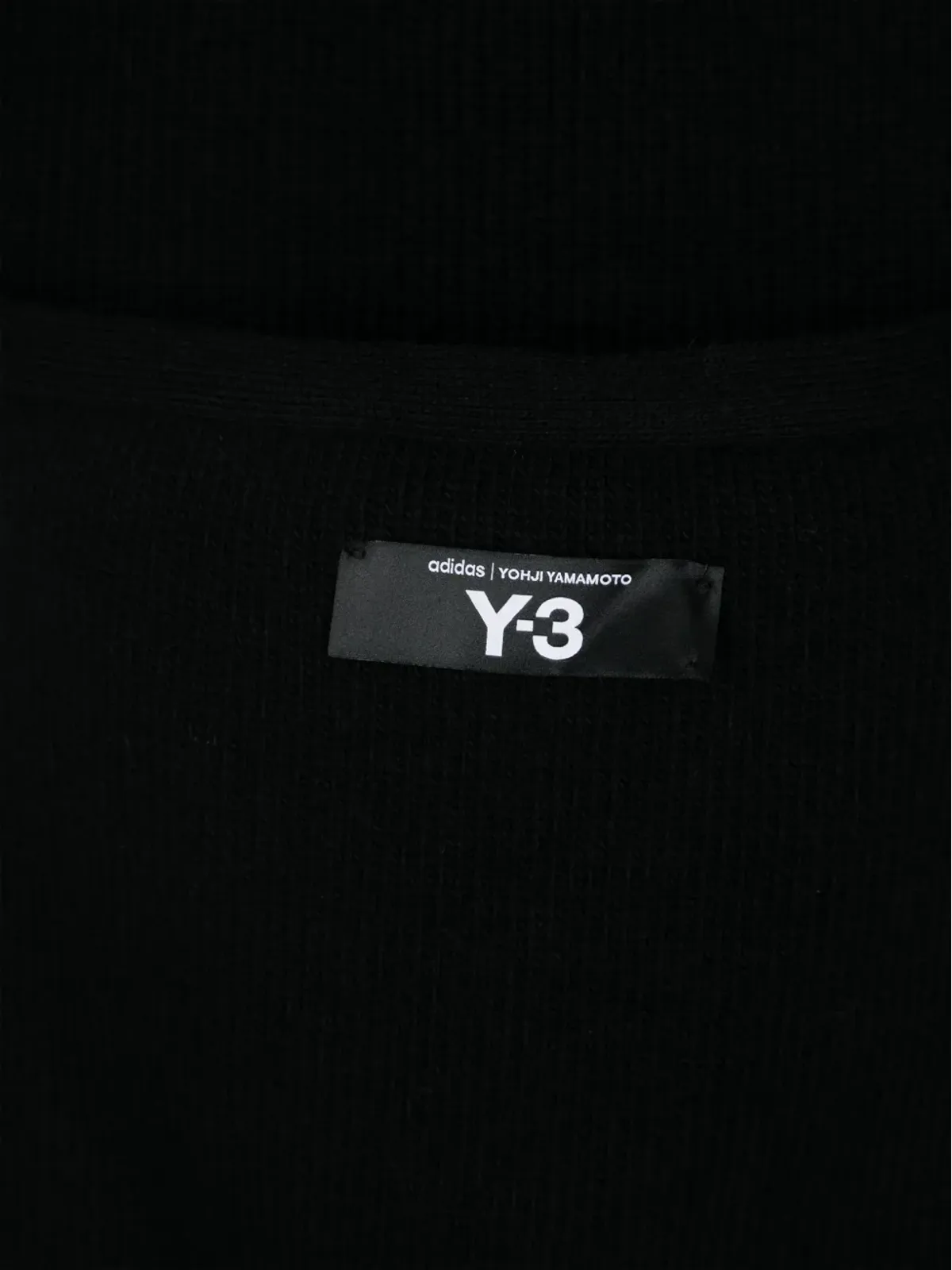 Y-3 ロゴプリント袖スカーフ - ブラック - 画像3