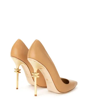 Elisabetta Franchi 110mm ブランドヒールパンプス - ブラウン - サムネイル3