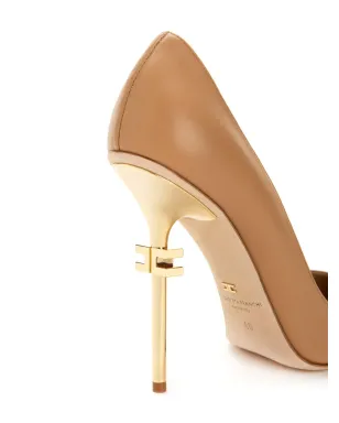 Elisabetta Franchi 110mm ブランドヒールパンプス - ブラウン - サムネイル4