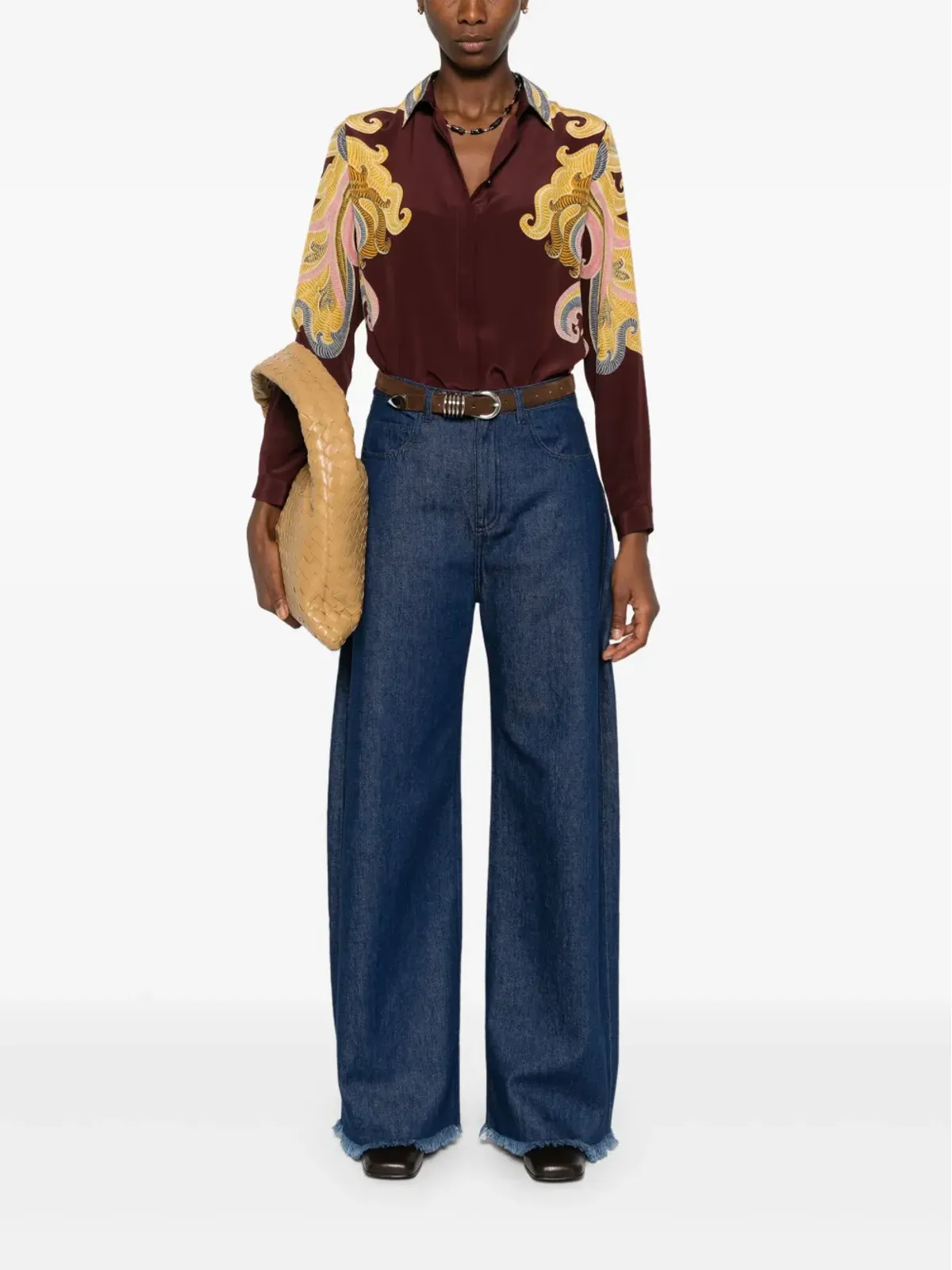 ETRO ペイズリープリントシャツ レッド - 画像2