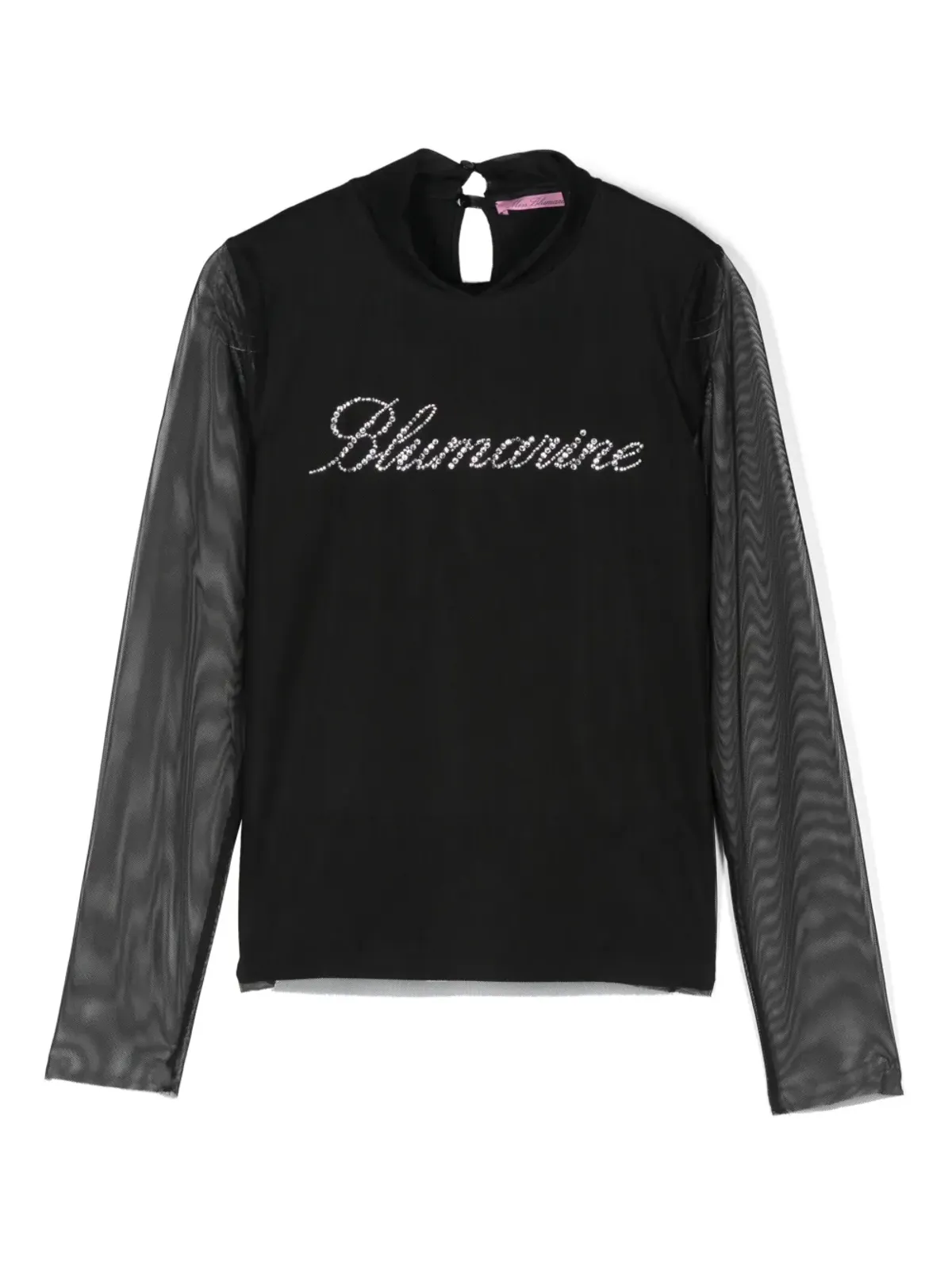 Miss Blumarine ロゴ入りTシャツ - 画像1
