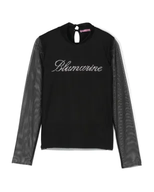 Miss Blumarine ロゴ入りTシャツ - サムネイル1