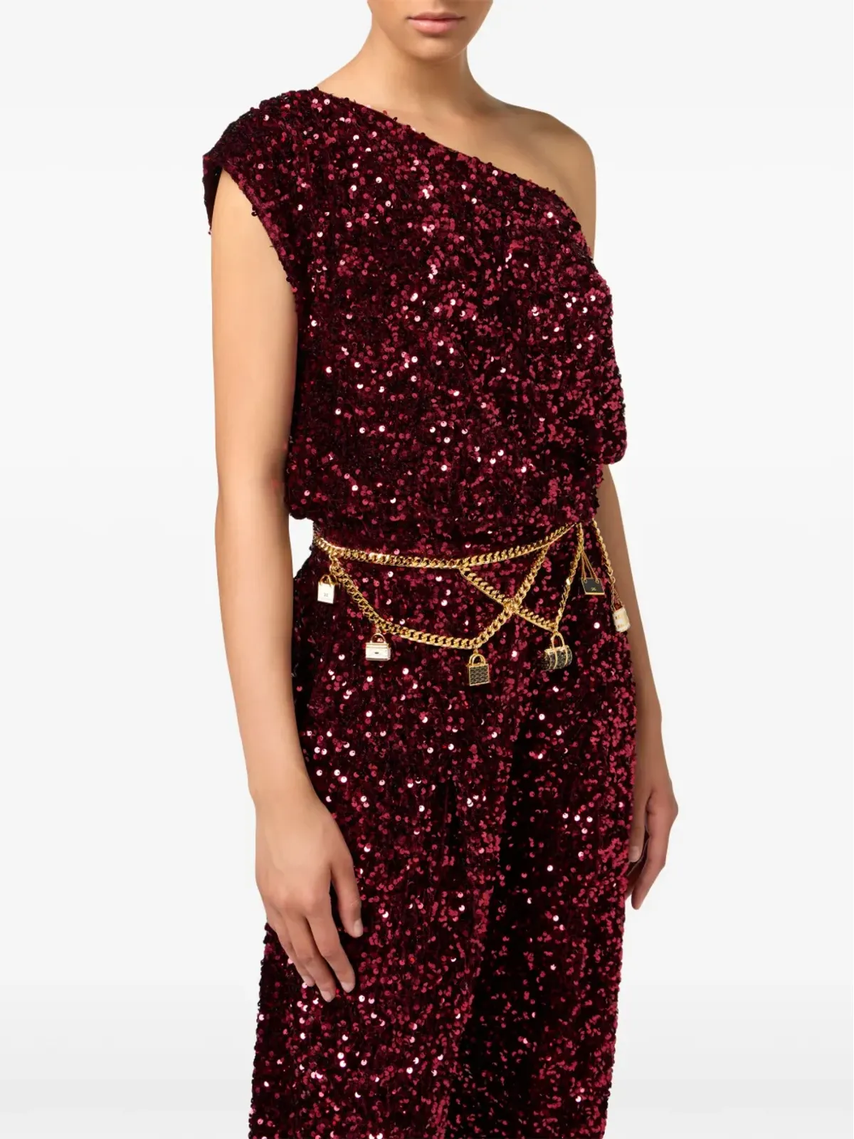 Elisabetta Franchi バッグチャームチェーンベルト - ゴールド - 画像2