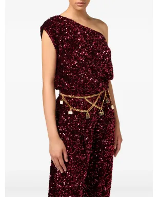 Elisabetta Franchi バッグチャームチェーンベルト - ゴールド - サムネイル2
