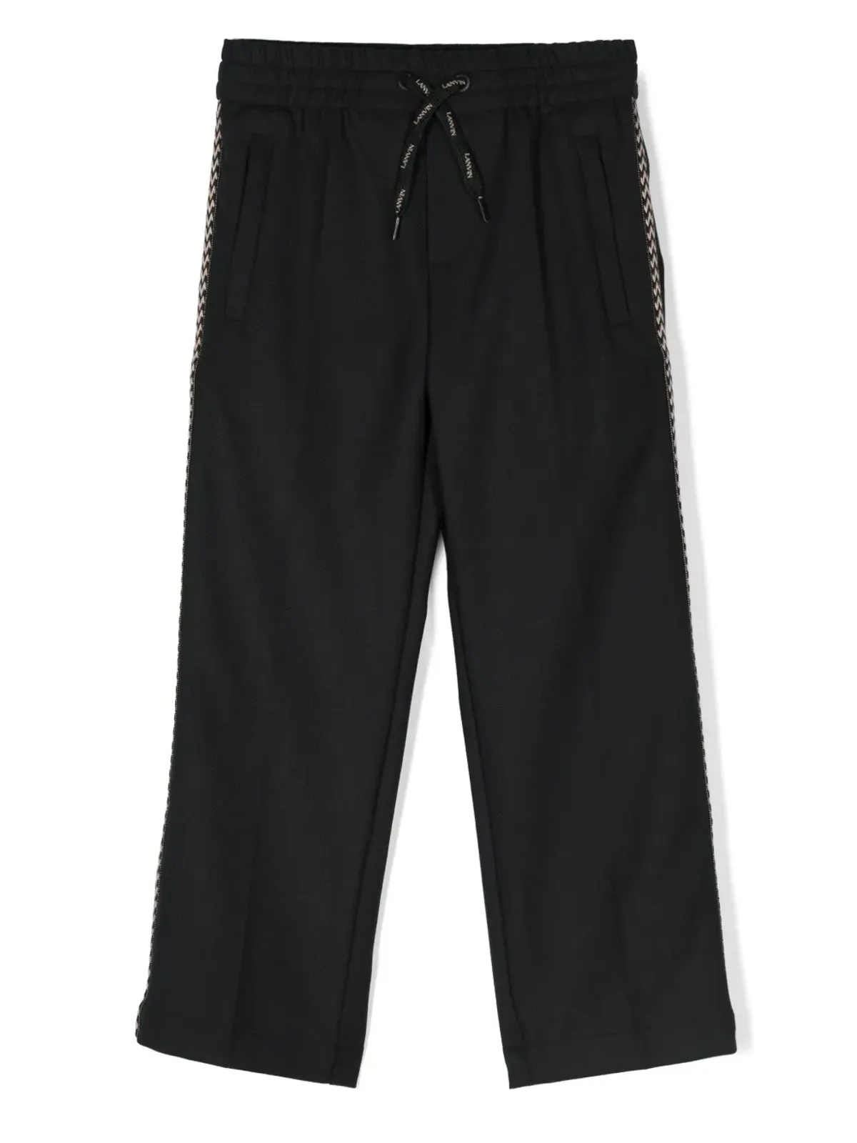 Lanvin Enfant ロゴパッチパンツ - 画像1